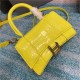 WOMEN'S HOURGLASS XS TOP HANDLE BAG Crocodile Yellow High