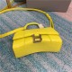 WOMEN'S HOURGLASS XS TOP HANDLE BAG Crocodile Yellow High