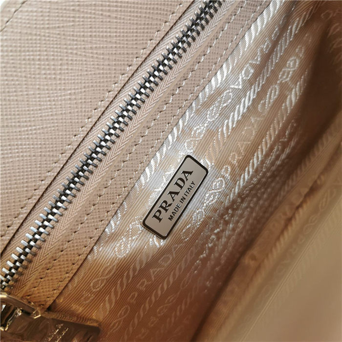 Prada Galleria Saffiano leather mini bag Beige High