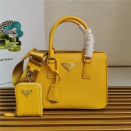 Prada Galleria Saffiano leather mini bag Yellow High