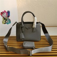 Prada Galleria Saffiano leather mini bag Grey High