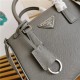 Prada Galleria Saffiano leather mini bag Grey High