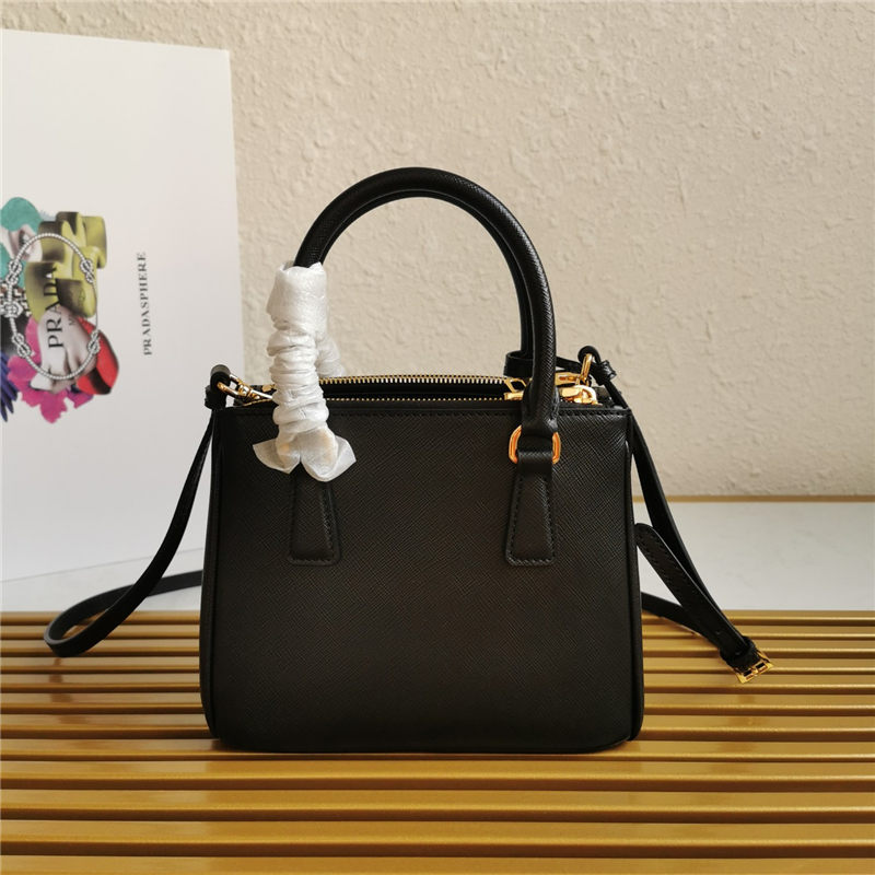 Prada Galleria Saffiano leather micro-bag Black High