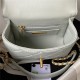 Chanel MINI FLAP BAG WITH TOP HANDLE AS4035 Lambskin Gold-Tone Metal Blue A