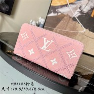 Louis Vuitton ZIPPY WALLET Monogram Empreinte Pink M81138 High