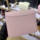 Hermes Roulis 19 bag Evercolor WAX Silver Metal Pink High