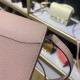 Hermes Roulis 19 bag Evercolor WAX Silver Metal Pink High