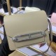 Hermes Roulis 19 bag Evercolor WAX Silver Metal Tourterelle High