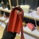 Hermes Roulis 19 bag Evercolor WAX Gold Metal Red High