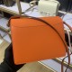 Hermes Roulis 19 bag Evercolor WAX Gold Metal Orange High