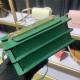 Hermes Roulis 19 bag Evercolor WAX Gold Metal Green High