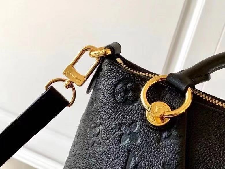 Louis Vuitton V Tote MM Embossed Monogram M44422 Black High