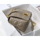 MEDIUM Dior CARO BAG Supple Cannage Calfskin Taupe High