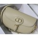 Dior BOBBY EAST-WEST BAG Box Calfskin Beige High