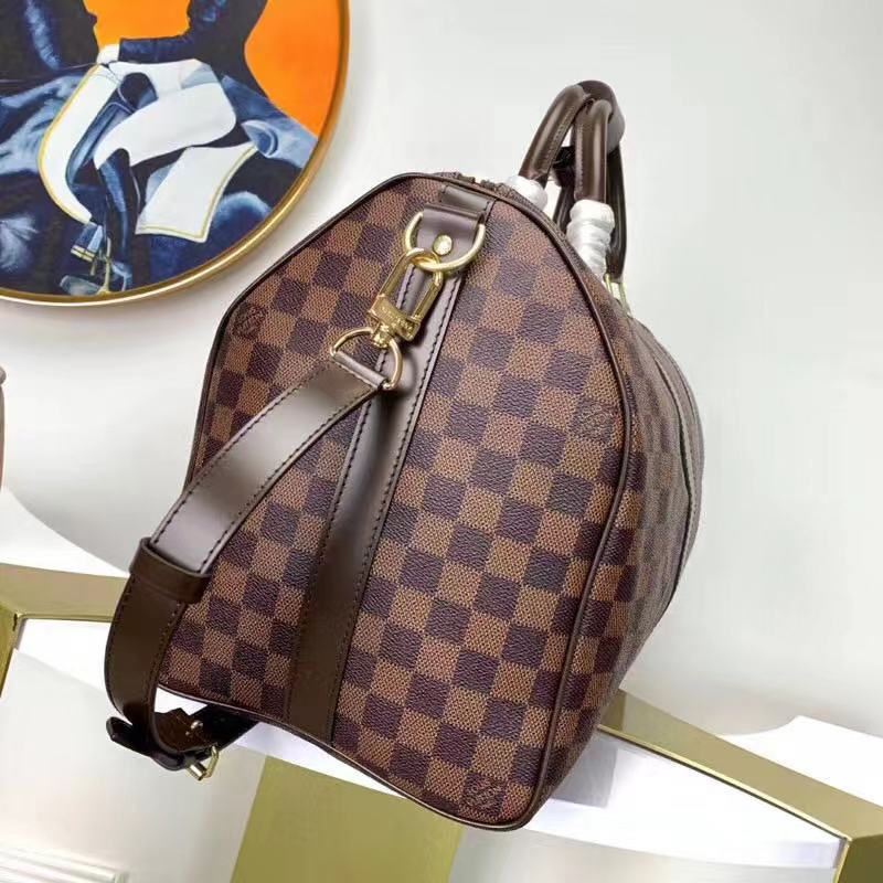 Louis Vuitton Keepall Bandoulière 45 Damier Ebene N41428 High