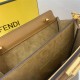 Fendi TOUCH leather bag Brown High