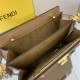 Fendi TOUCH leather bag Beige High