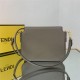 Fendi TOUCH leather bag Grey High