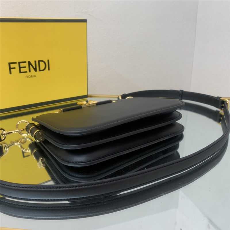 Fendi TOUCH leather bag Black High