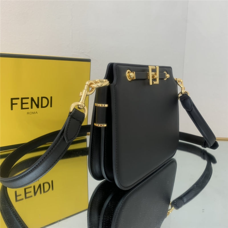 Fendi TOUCH leather bag Black High