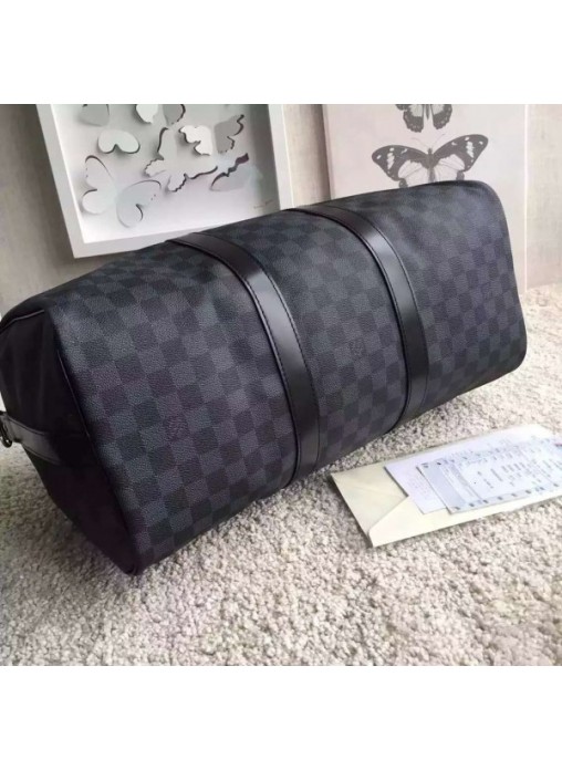 Louis Vuitton Keepall Bandoulière 45 Damier Graphite N41418 High