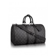 Louis Vuitton Keepall 55 Bandouliere Monogram Eclipse M40605 High