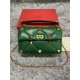 Valentino GARAVANI ROMAN STUD NAPPA CHAIN BAG Green High