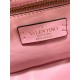 Valentino GARAVANI ROMAN STUD NAPPA CHAIN BAG Pink High