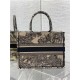 MEDIUM Dior BOOK TOTE Toile de Jouy Voyage Embroidery Beige High