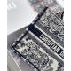 SMALL Dior BOOK TOTE Toile de Jouy Embroidery High