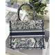 SMALL Dior BOOK TOTE Toile de Jouy Embroidery High