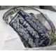 MEDIUM LADY D-LITE BAG Toile de Jouy Reverse Embroidery Blue High