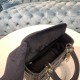 MEDIUM LADY Dior BAG Cannage Lambskin Enamel High 