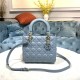 MEDIUM LADY Dior BAG Cannage Lambskin Enamel High 