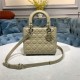 MEDIUM LADY Dior BAG Cannage Lambskin Enamel High 