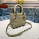 MEDIUM LADY Dior BAG Cannage Lambskin Enamel High 