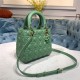 MEDIUM LADY Dior BAG Cannage Lambskin Enamel High 