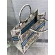 LARGE Dior BOOK TOTE Multicolor D-Constellation Embroidery High