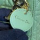 MINI LADY Dior BAG Cannage Lambskin Enamel Green High