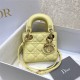 MICRO LADY Dior BAG Patent Cannage Calfskin Yellow High