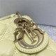 MICRO LADY Dior BAG Patent Cannage Calfskin Yellow High