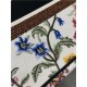 MEDIUM Dior BOOK TOTE Dior Petites Fleurs Embroidery White High