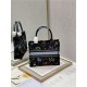 SMALL Dior BOOK TOTE Dior Pixel Zodiac Embroidery Black High