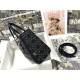 MEDIUM LADY Dior BAG Strass Cannage Satin High