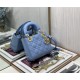 MINI LADY Dior BAG Patent Cannage Calfskin Sky Blue High