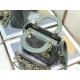 MINI LADY Dior BAG Patent Cannage Calfskin Grey Blue High