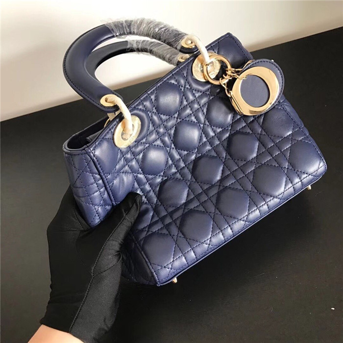 MEDIUM LADY Dior BAG Patent Cannage Calfskin High