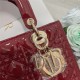 MEDIUM LADY Dior BAG Patent Cannage Calfskin High