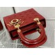 MEDIUM LADY Dior BAG Patent Cannage Calfskin High