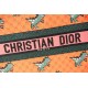 MEDIUM Dior BOOK TOTE Multicolor Dragon & Fire Embroidery Orange High